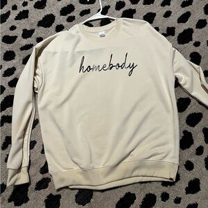 Cream 'Homebody' Sweatshirt